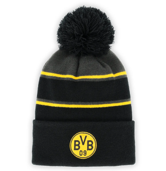 Borussia Dortmund - Bommelmütze schwarz